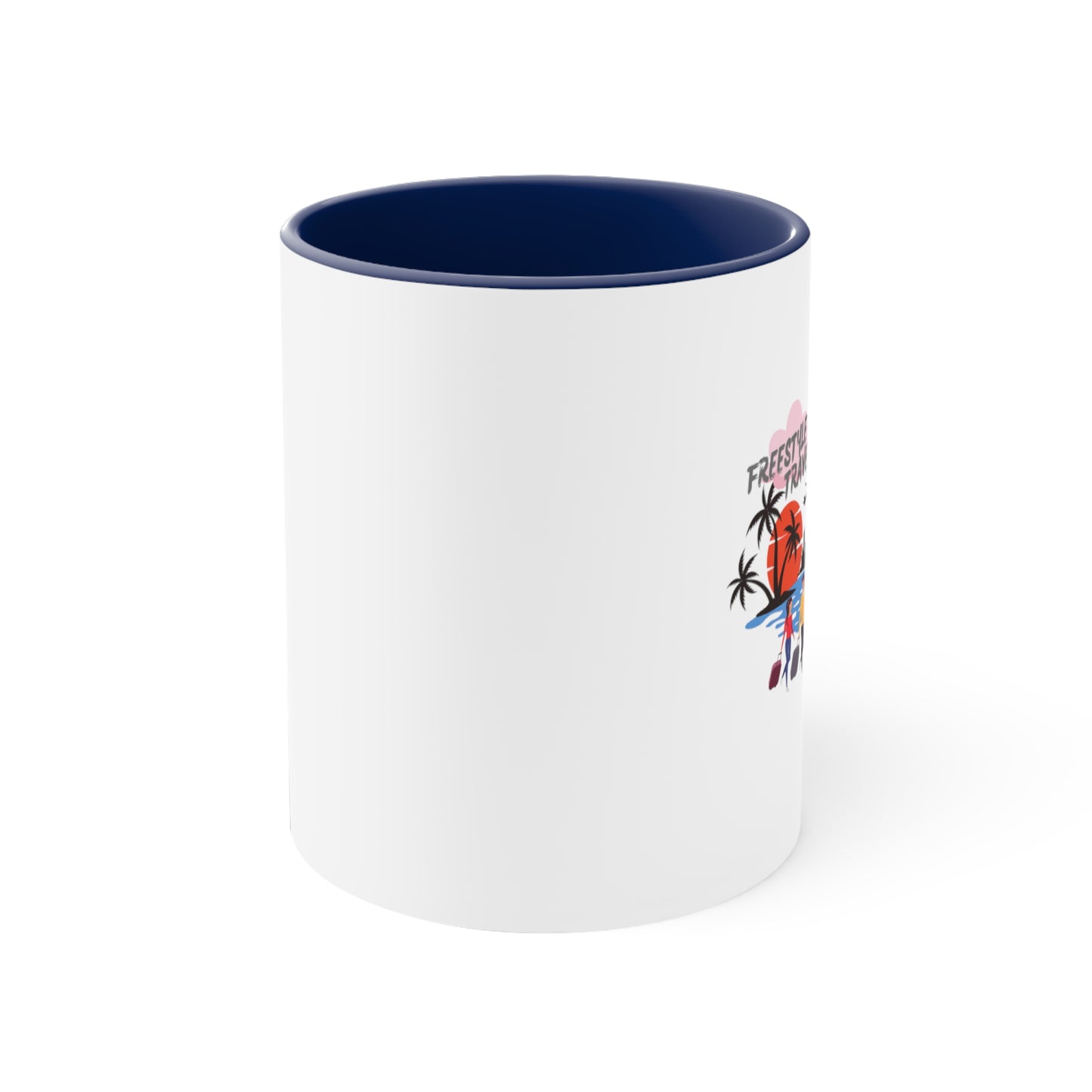 Freestyle Travelerz - Let's Travel - Accent Coffee Mug, 11oz
