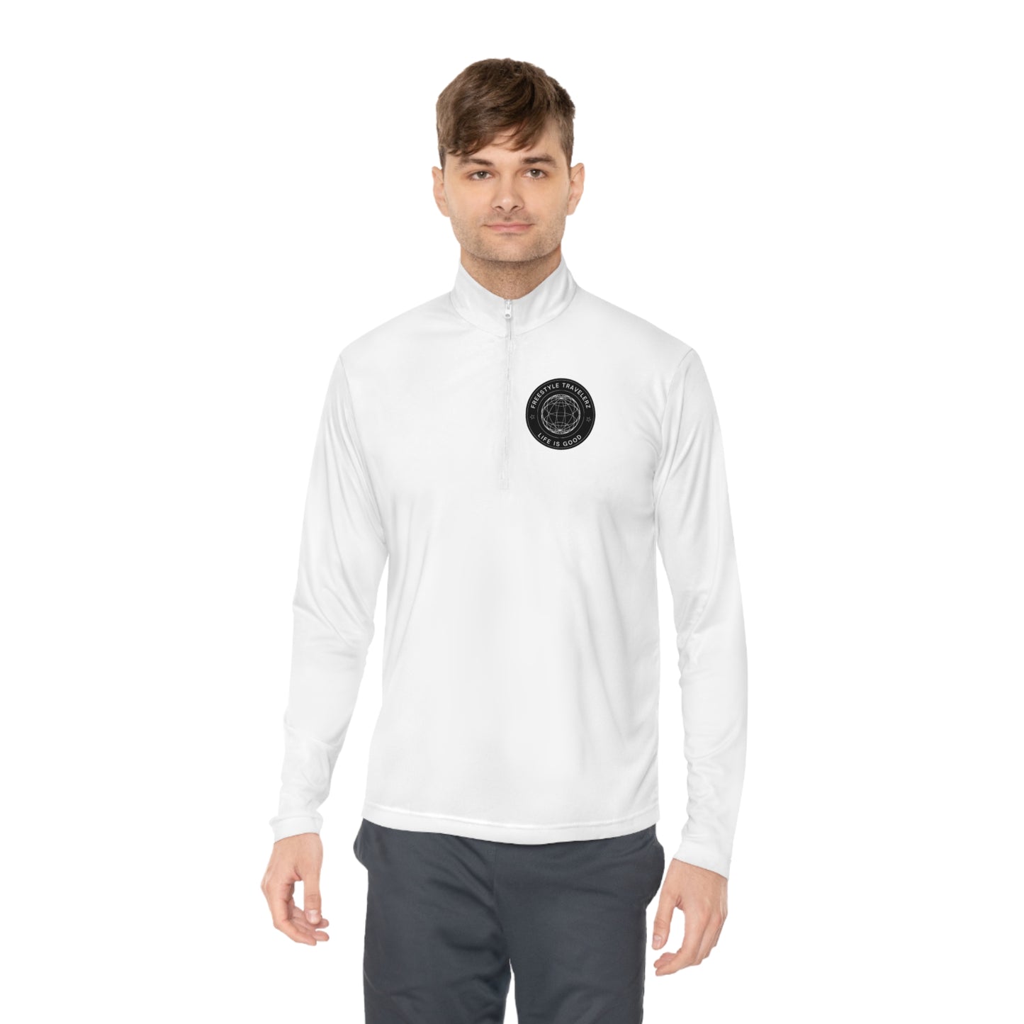 Freestyle Travelerz - Life Is Good - Unisex Quarter-Zip Pullover