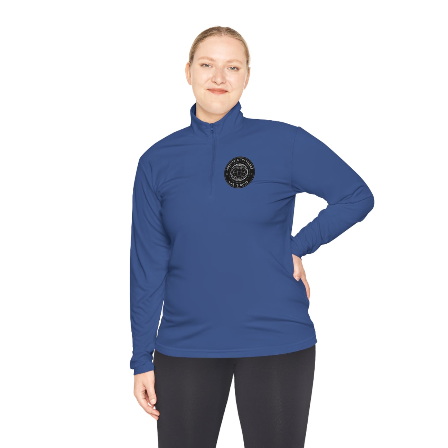 Freestyle Travelerz - Life Is Good - Unisex Quarter-Zip Pullover