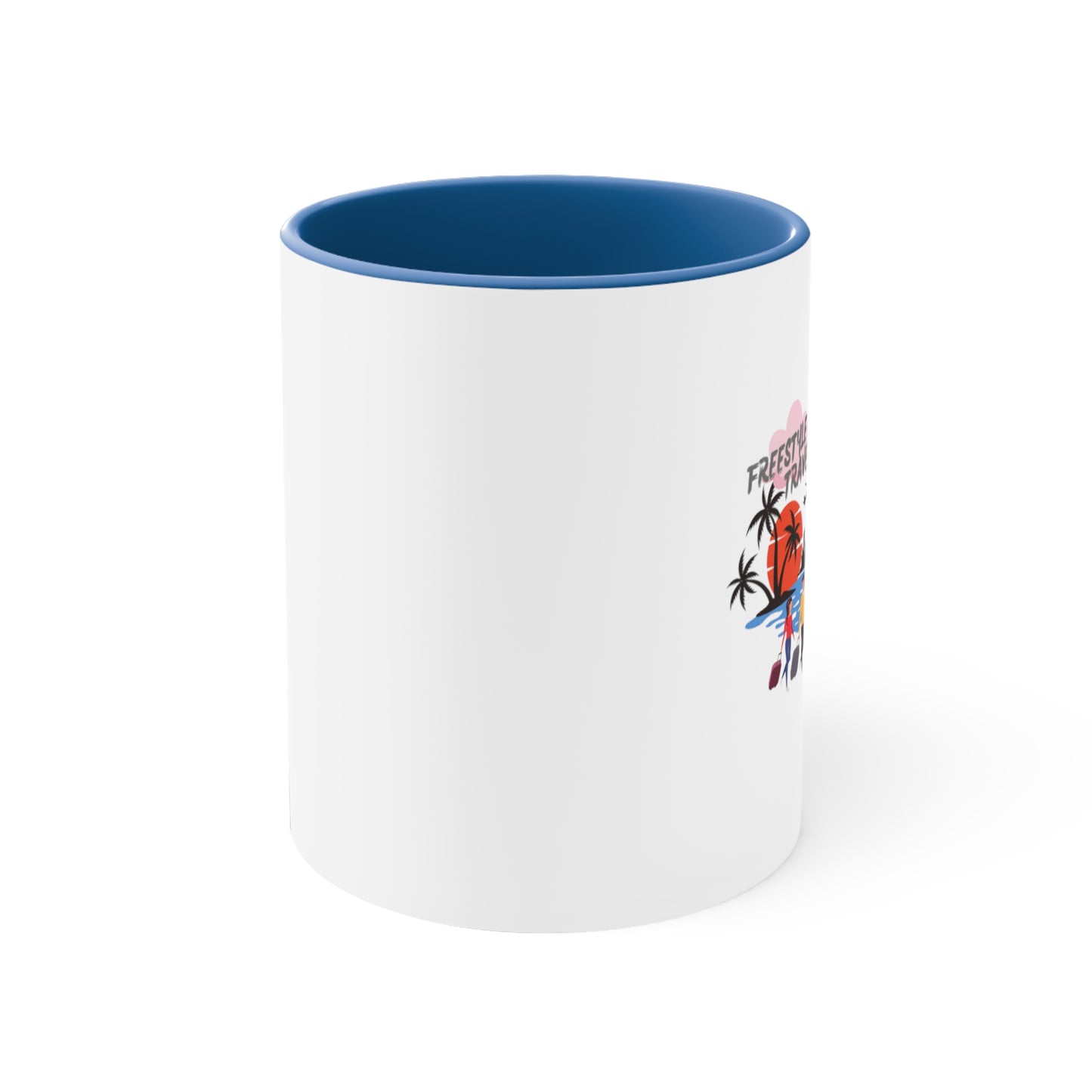 Freestyle Travelerz - Let's Travel - Accent Coffee Mug, 11oz