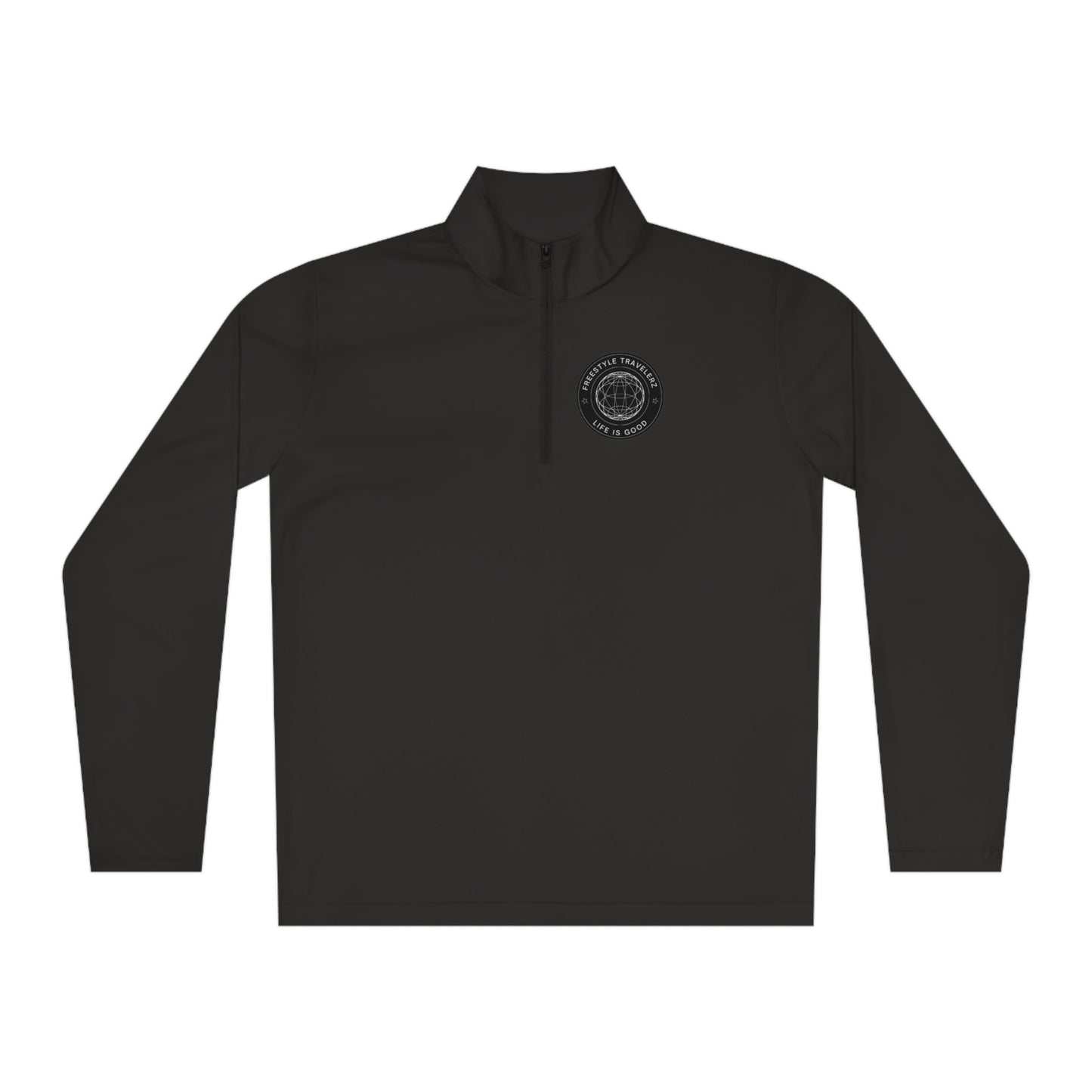 Freestyle Travelerz - Life Is Good - Unisex Quarter-Zip Pullover