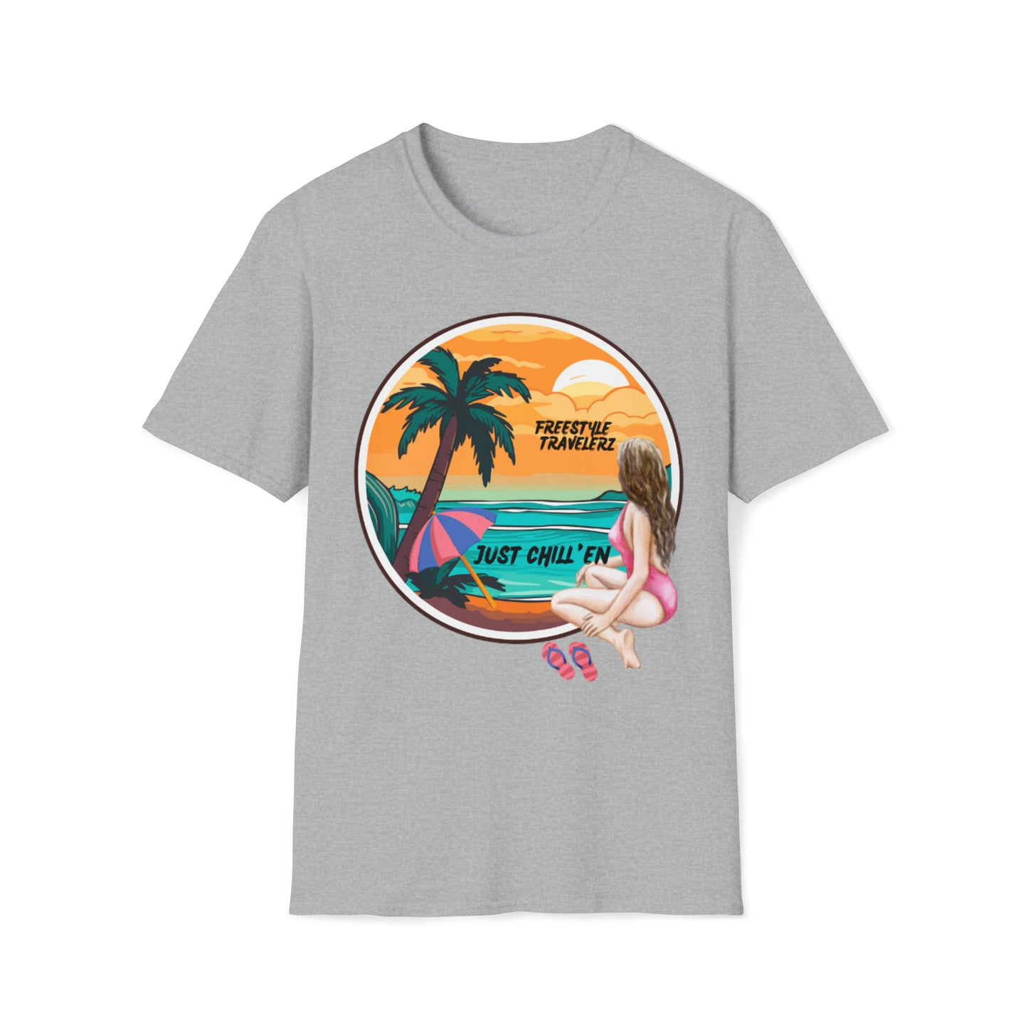 Freestyle Travelerz - Just Chill'en - Unisex Softstyle T-Shirt