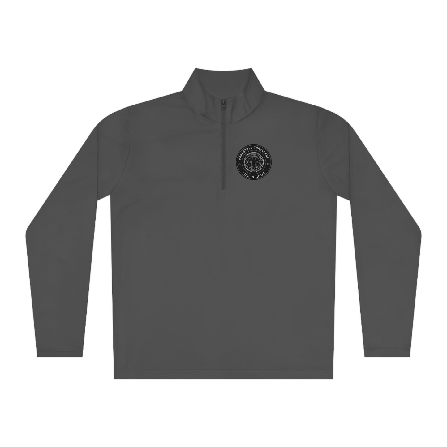 Freestyle Travelerz - Life Is Good - Unisex Quarter-Zip Pullover