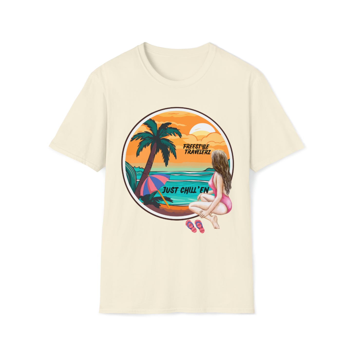 Freestyle Travelerz - Just Chill'en - Unisex Softstyle T-Shirt