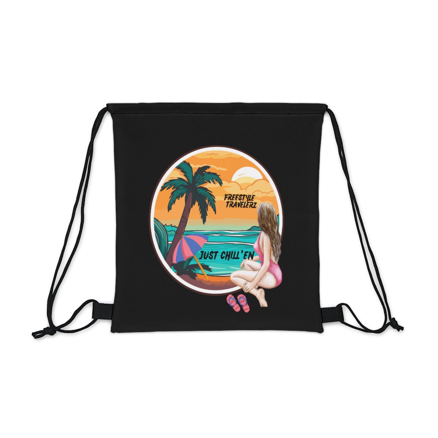 Freestyle Travelerz - Just Chill'en - Outdoor Drawstring Bag