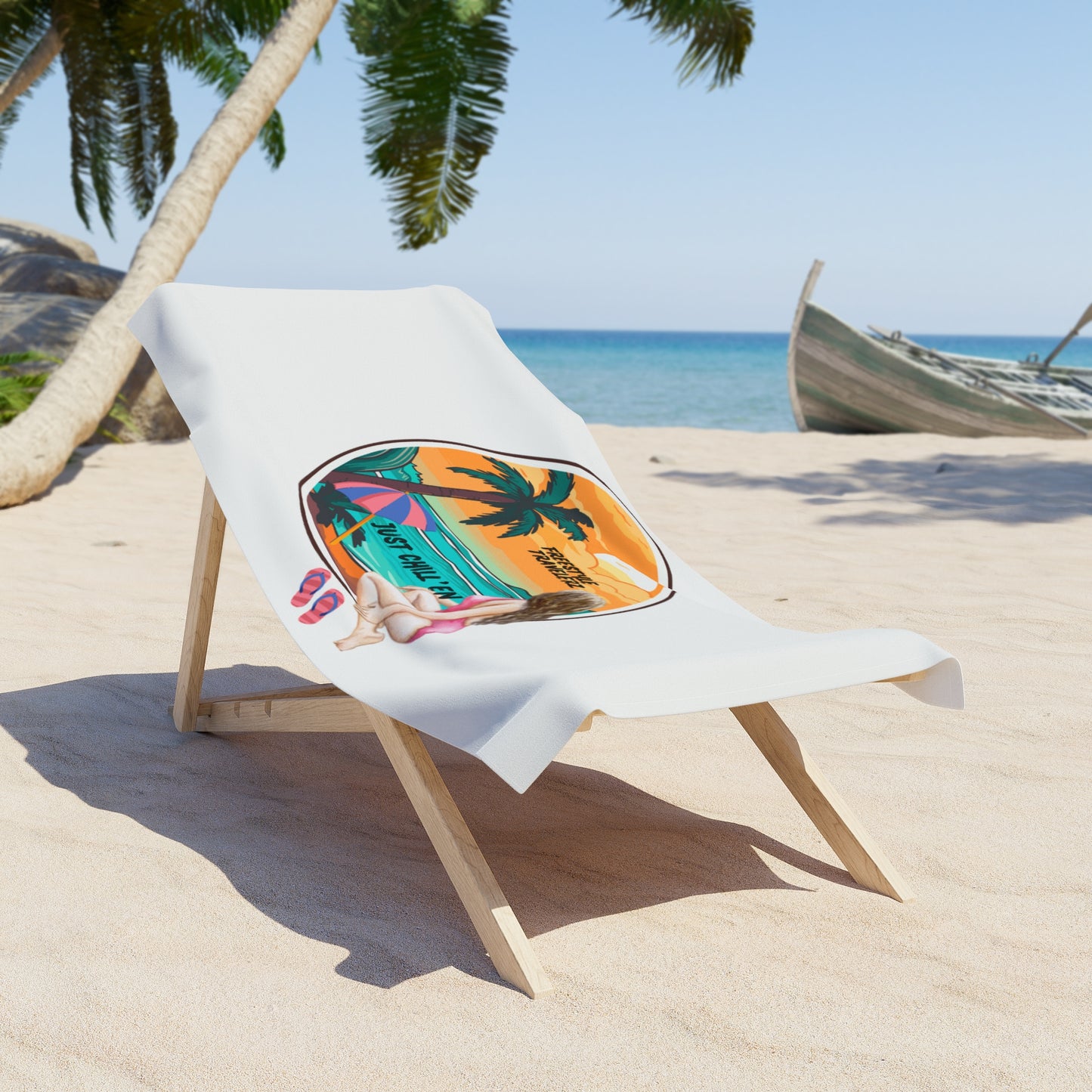 Freestyle Travelerz - Just Chill'en - Beach Towel