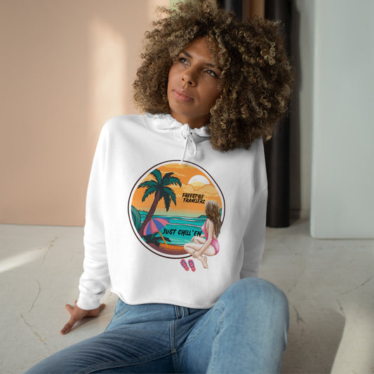 Freestyle Travelerz - Just Chill'en - Crop Hoodie