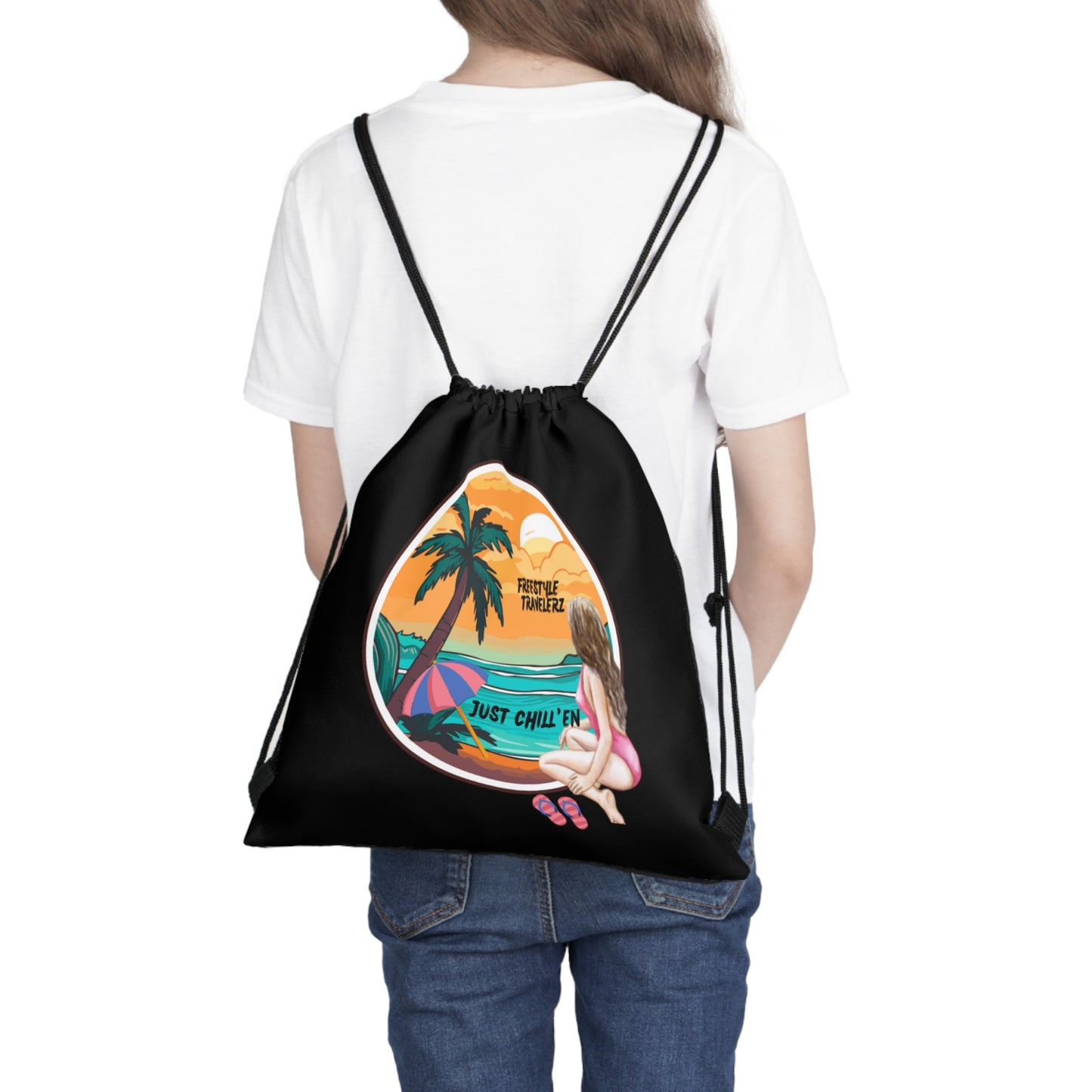 Freestyle Travelerz - Just Chill'en - Outdoor Drawstring Bag